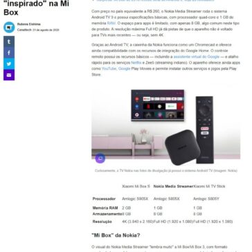Nokia lança aparelho com Android TV que parece bastante “inspirado” na Mi Box – Yahoo! Vida e Estilo