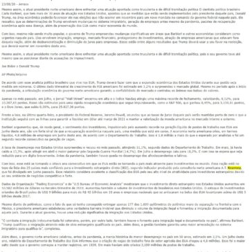 Medidas na área econômica podem favorecer Trump na reeleição, diz brasileiro – Amexx