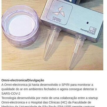 Sistema captura o coronavírus no ar – Central de Notícias