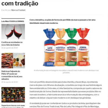 Novas embalagens da linha Sanduíche da Seven Boys: Inovação com tradição – Crazykiwi