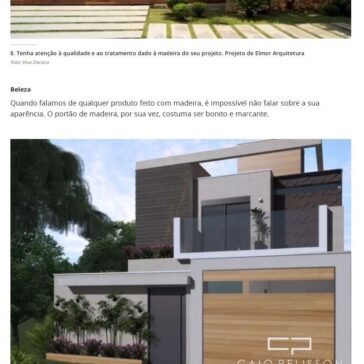 Portão de Madeira: +64 Modelos Lindos Para Decorar com Estilo – Terra