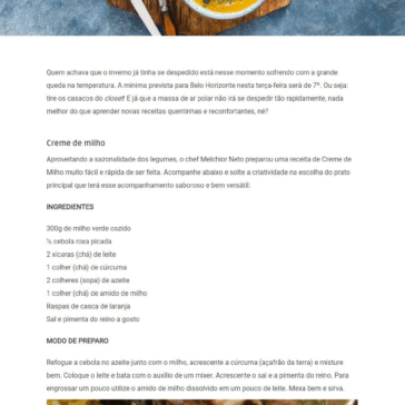 Três receitas para esquentar nesse frio! – Fashionistando