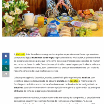 Campanha digital da Wickbold destaca empoderamento feminino e momentos em família na quarentena – Abc da Comunicação