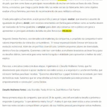 Campanha digital da Wickbold destaca empoderamento feminino – CliqueABC