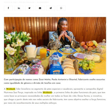 Wickbold destaca empoderamento feminino e momentos em família – Marcas Mais