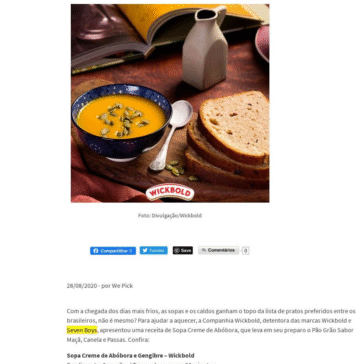 Para esquentar: receita de creme de abóbora e gengibre – We Pick