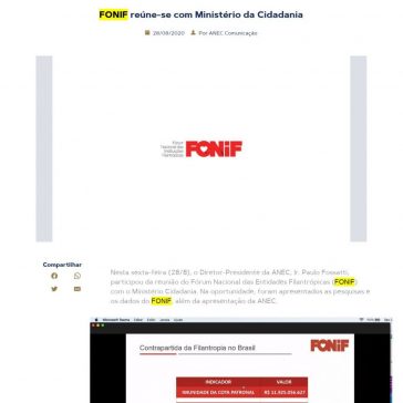 FONIF reúne-se com Ministério da Cidadania – ANEC