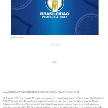 Coluna do Professor #327, por Albio Melchioretto – Esporte e Mídia