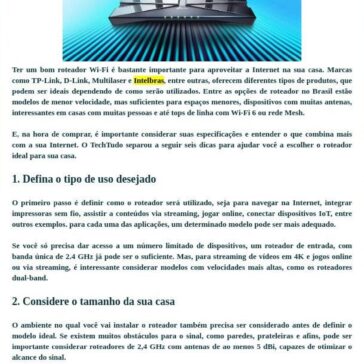 Como escolher um roteador? Veja seis dicas para comprar o modelo ideal – Informativo Wildes Brito