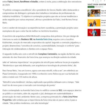 Master Imobiliário: Maioria dos prêmios é de São Paulo – MSN Brasil