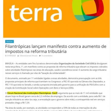 Filantrópicas lançam manifesto contra aumento de impostos na reforma tributária – Jornais Virtuais