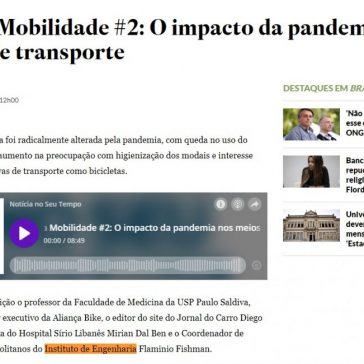 Mês da Mobilidade #2: O impacto da pandemia nos meios de transporte – Estadão