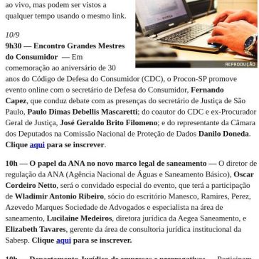 Agenda de webinários: acompanhe debates jurídicos na internet – Consultor Jurídico