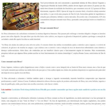Como e porque turbinar o consumo diário de fibras – Guia Lat
