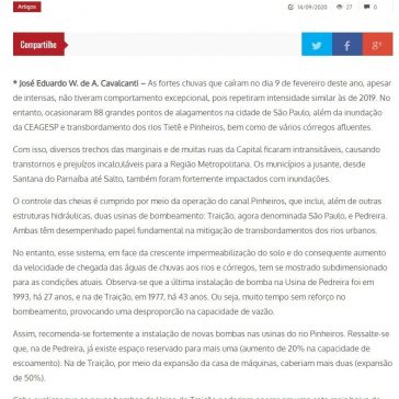 São Paulo vai inundar de novo e a culpa será de São Pedro – CliqueABC