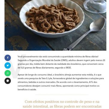 Confira os benefícios do consumo diário de fibras – 3 Talheres