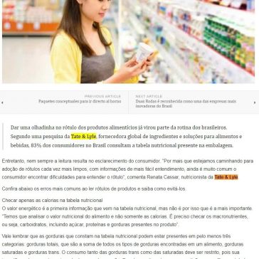 Quatro erros comuns ao ler rótulos de produtos alimentícios – Food News Latam