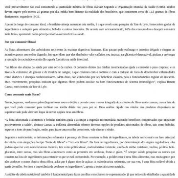 Como e porque turbinar o consumo diário de fibras – Revista FiB