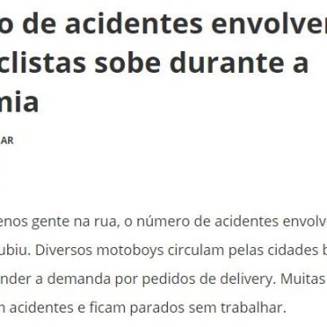 Número de acidentes envolvendo motociclistas sobe durante a pandemia – Record Tv