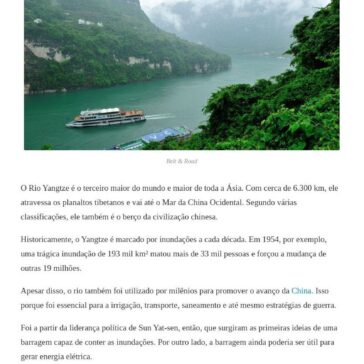 Três Gargantas, o que é? Como funciona a maior hidrelétrica do mundo – Arquiteta Giovanna