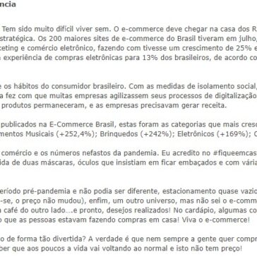 Consumo: Entre o Delivery e a Experiência – Blog aqui entre nós