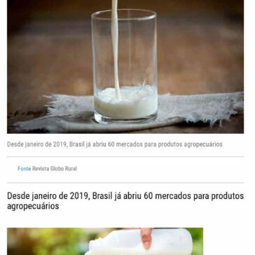 Ministra da Agricultura anuncia acordo para exportação de lácteos à Tailândia – Edary News