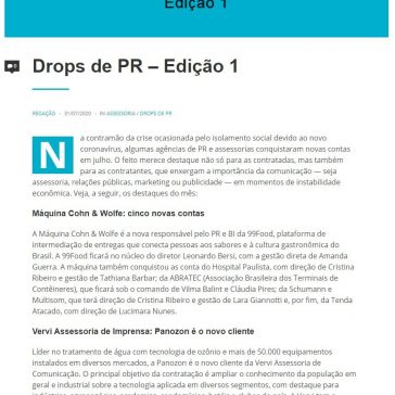 Drops de PR – Edição 1 O Jor