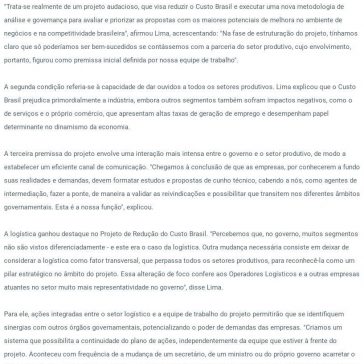 ABOL e Projeto de Redução do Custo Brasil fortalecem parceria – Guia Marítimo