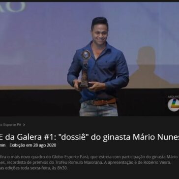 GE da Galera #1: “dossiê” do ginasta Mário Nunes 13 min Exibição em 28 ago 2020 – Globo Esporte