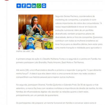 Wickbold exalta mulheres em campanha para “nutrir” força feminina – ABIMAPI