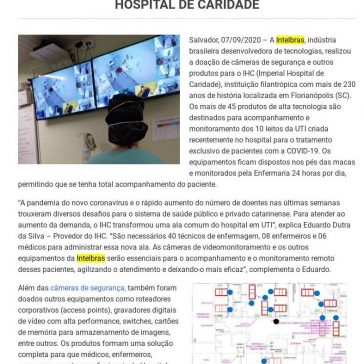 Intelbras realiza doação de sistema de segurança e monitoramento para o Imperial Hospital de Caridade – TI Bahia – Ti Bahia