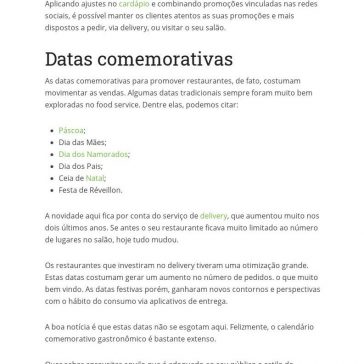 51 datas comemorativas para promover restaurantes – Embalagens Diferenciadas e Personalizadas