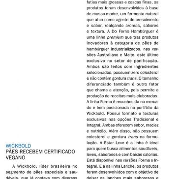 Pães recebem certificado vegano – Food Ingredients Brasil