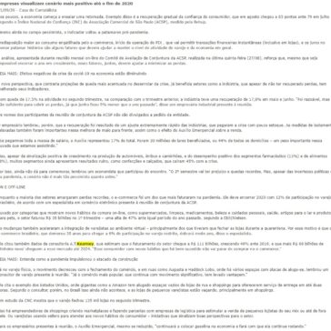 Empresas visualizam cenário mais positivo até o fim de 2020 – Casa do Contabilista
