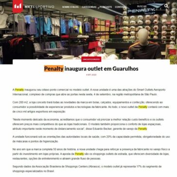Penalty inaugura outlet em Guarulhos – Marketing Esportivo