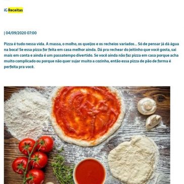 Molho, queijo e muito mais: aprenda a fazer uma deliciosa pizza de pão de forma – Jornal Floripa