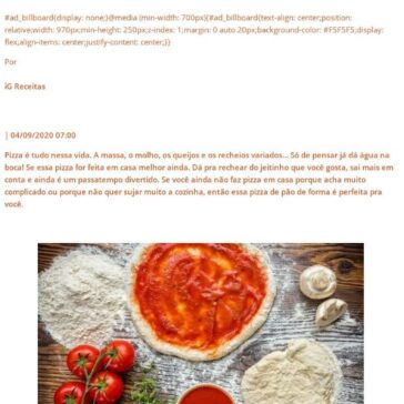 Molho, queijo e muito mais: aprenda a fazer uma deliciosa pizza de pão de forma – Jornal Tijucas