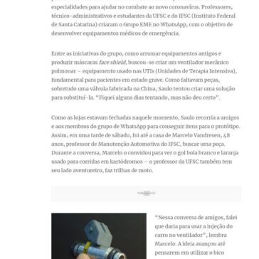 InjeVent: Conheça a saga do respirador feito em SC na busca por um investidor – Nd Mais