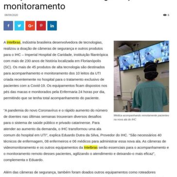 Intelbras realiza doação de sistema de segurança e monitoramento para o Imperial Hospital de Caridade – Portal Hospitais Brasil