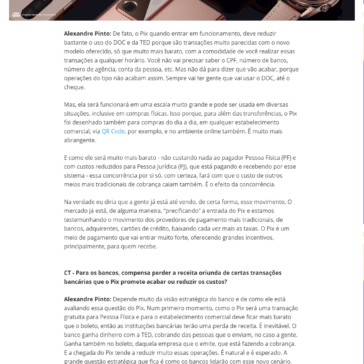 Pix: especialistas explicam como o sistema do BC mudará nossa vida bancária – Canal Tech