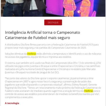 Inteligência Artificial torna o Campeonato Catarinense de Futebol mais seguro – Revista Segurança Eletrônica