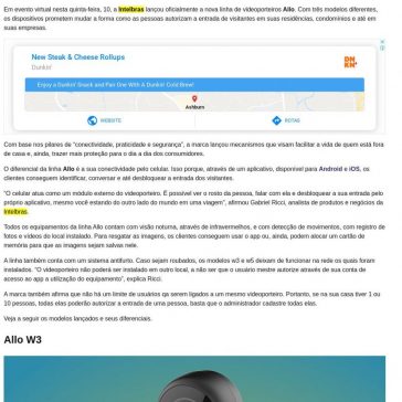 Intelbras lança linha Allo de videoporteiro com desbloqueio remoto via app – Showmetech
