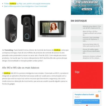 Intelbras lança porteiros inteligentes Allo W3, W5 e WT7 por até R$ 1.949 – Tecnoblog