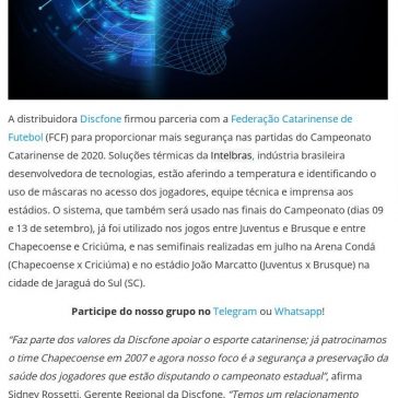 Inteligência Artificial torna o Campeonato Catarinense de Futebol mais seguro – TecFlow