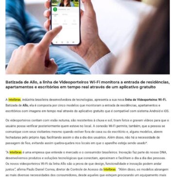 Intelbras lança Videoporteiros Wi-Fi com controle de acesso por aplicativo – Digital Security