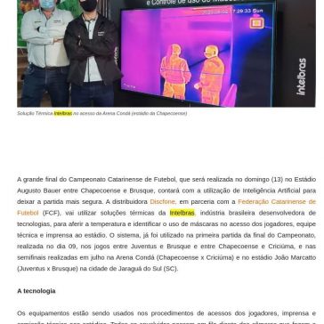 Final do Campeonato Catarinense conta com Inteligência Artificial – Olhar do Vale