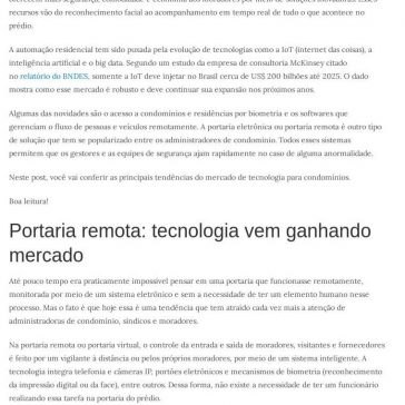 Conheça soluções inovadoras para seu condomínio – Pacífica Administradora ? Blog