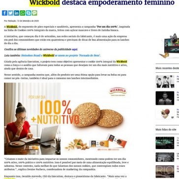 Wickbold destaca empoderamento feminino – Promoview