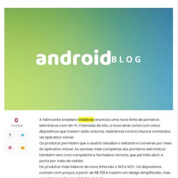 Intelbras lança a Allo, nova linha de porteiros eletrônicos com Wi-Fi – Android Blog