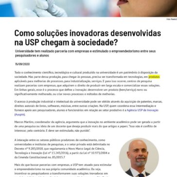 Como soluções inovadoras desenvolvidas na USP chegam à sociedade? – Jornal da USP
